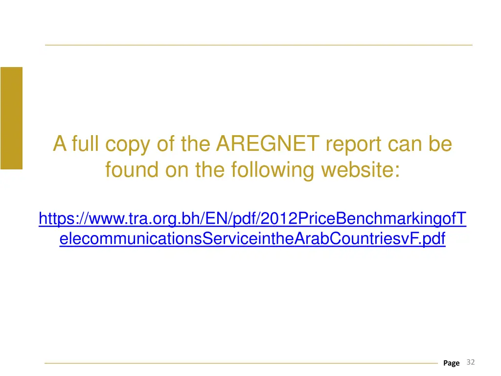 a full copy of the aregnet report can be found