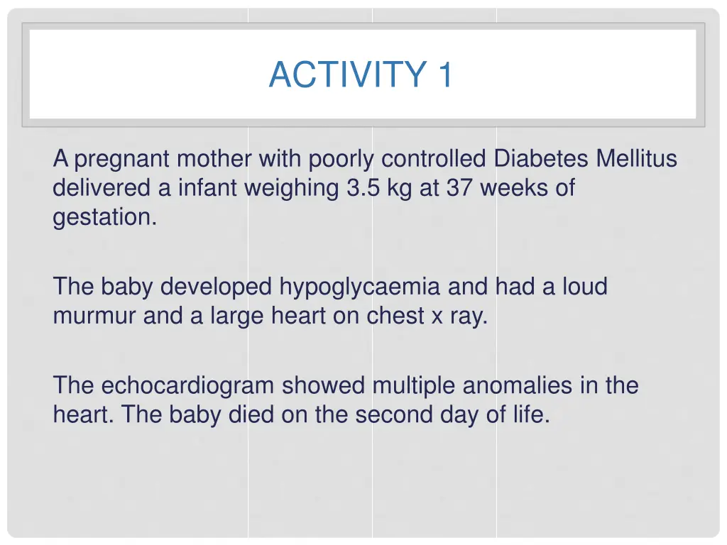 activity 1