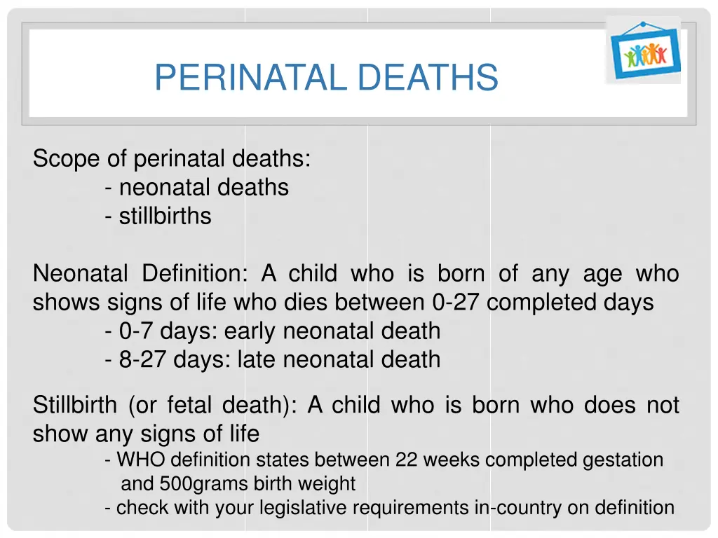 perinatal deaths