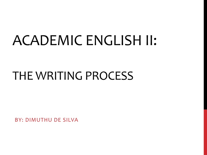 academic english ii