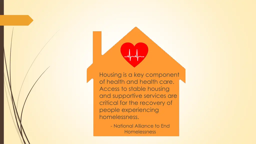 housing is a key component of health and health