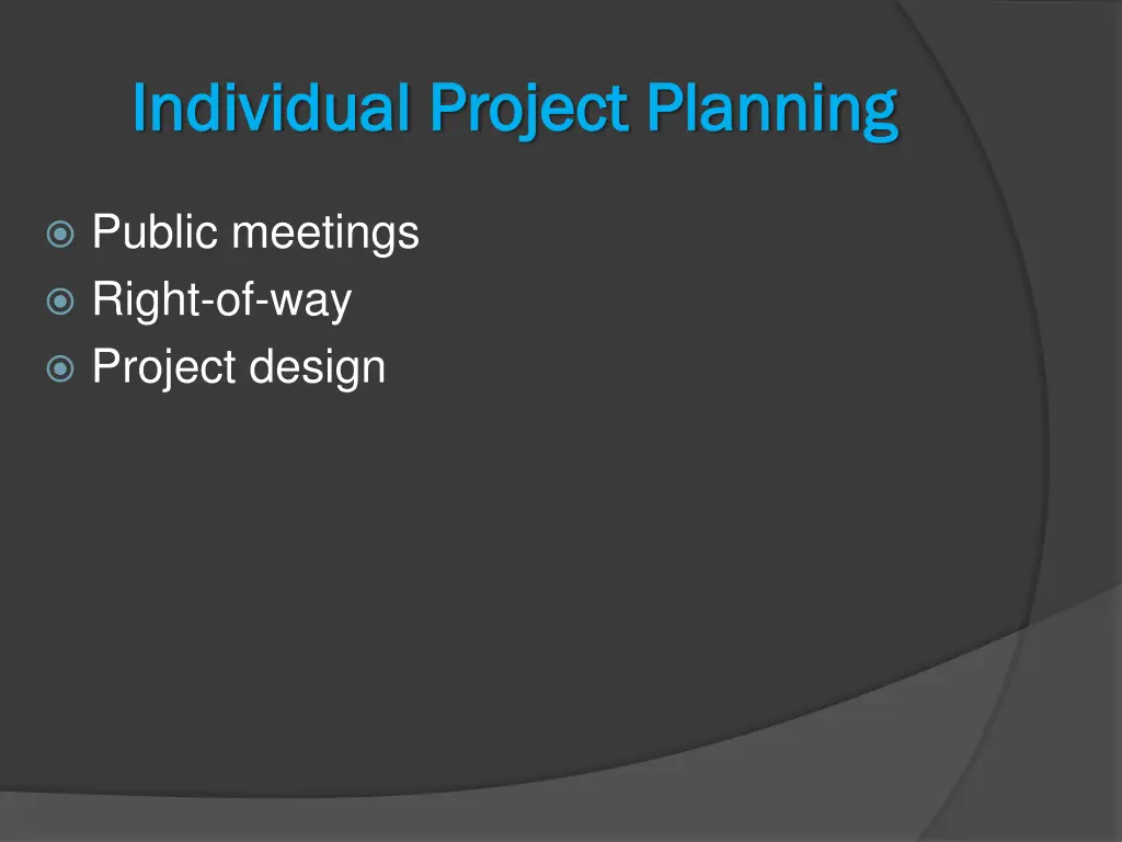 individual project planning individual project 5