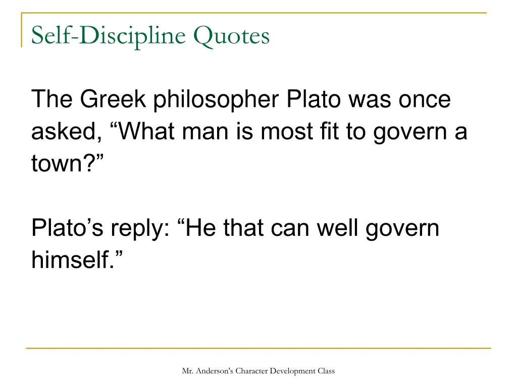 self discipline quotes