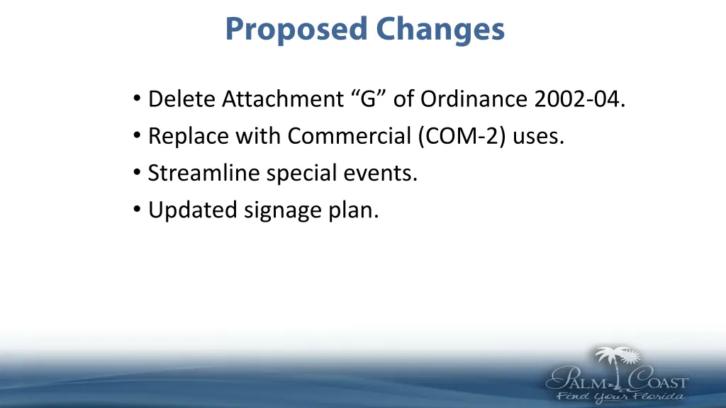 delete attachment g of ordinance 2002 04 replace