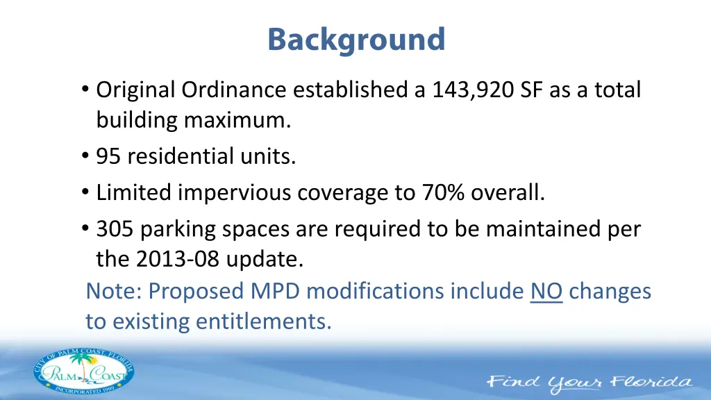original ordinance established