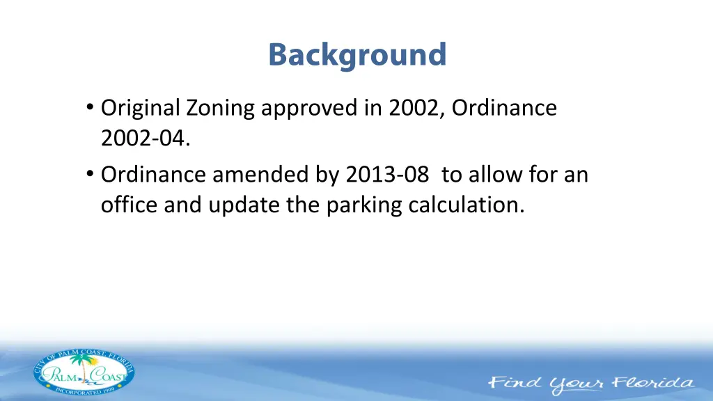 original zoning approved in 2002 ordinance 2002