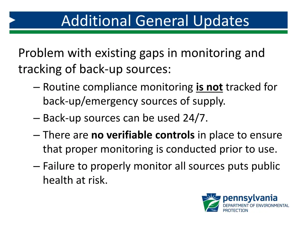 additional general updates 1