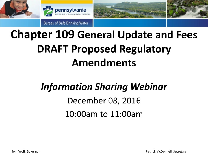 chapter 109 general update and fees draft