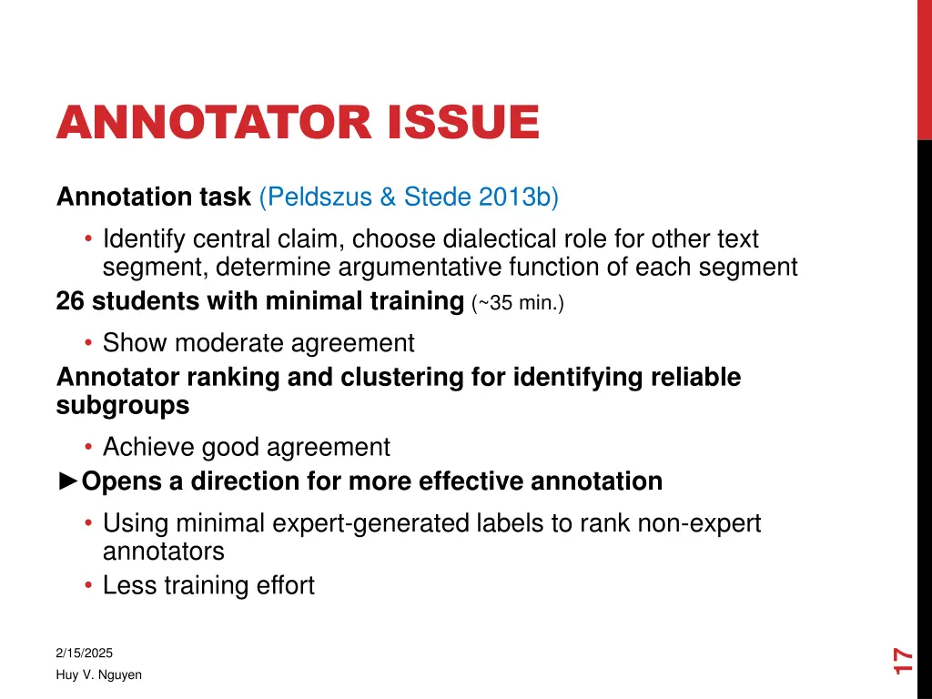 annotator issue