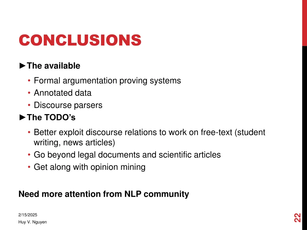 conclusions