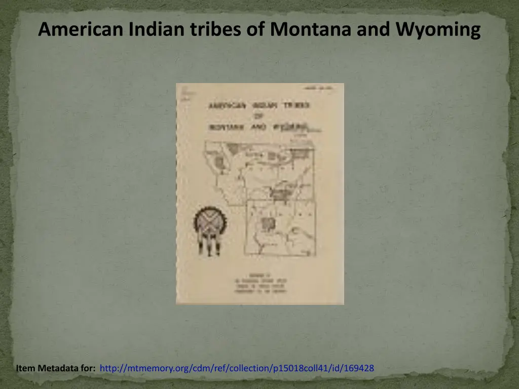 american indian tribes of montana and wyoming