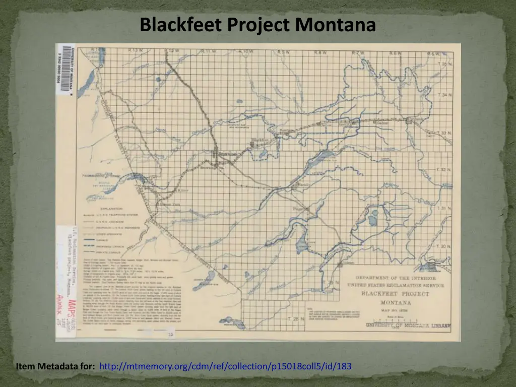 blackfeet project montana