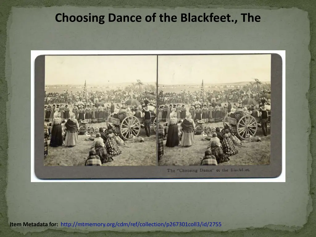 choosing dance of the blackfeet the 1