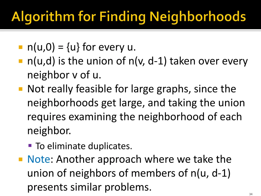 n u 0 u for every u n u d is the union