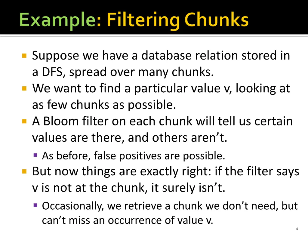 suppose we have a database relation stored