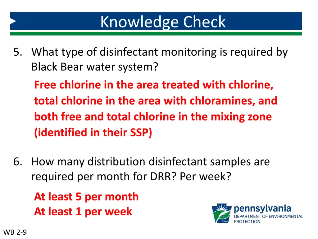 knowledge check 4