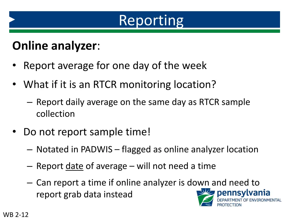 reporting 7