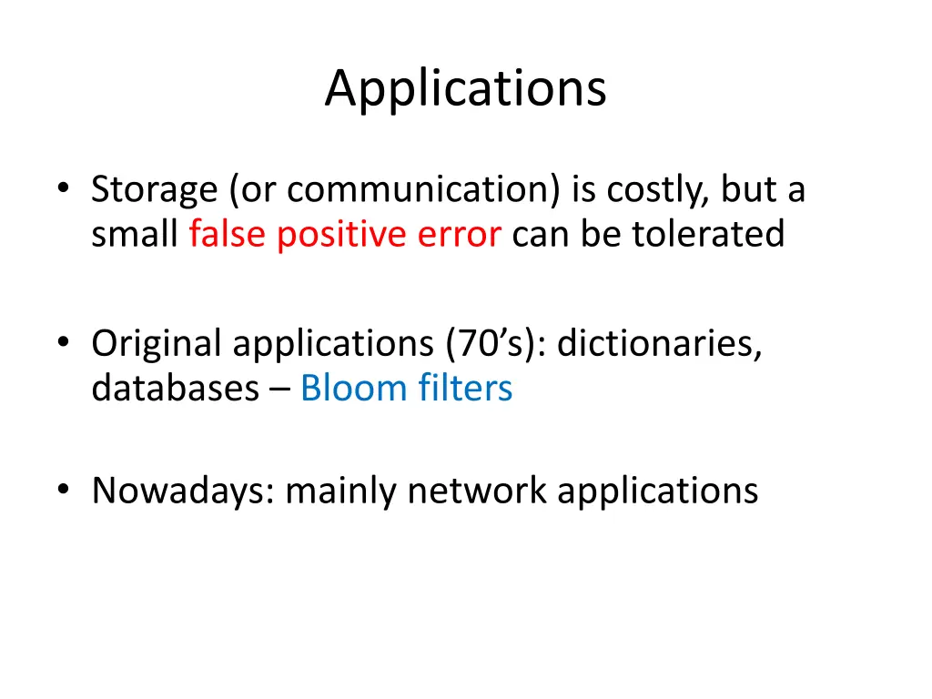 applications