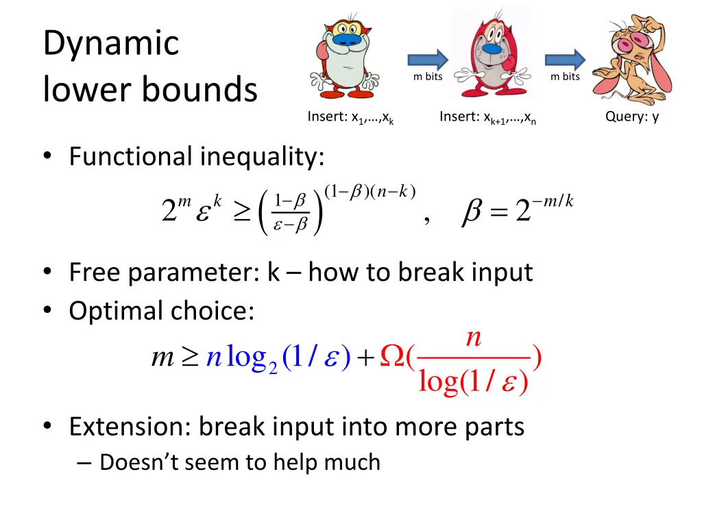 dynamic lower bounds 3