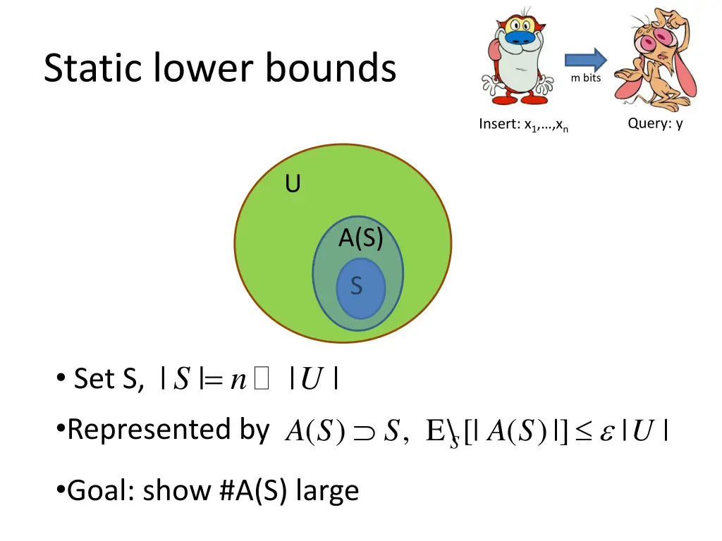 static lower bounds 2