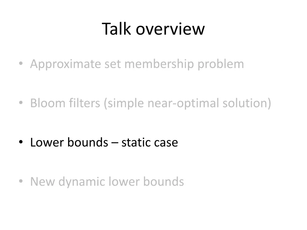 talk overview 3