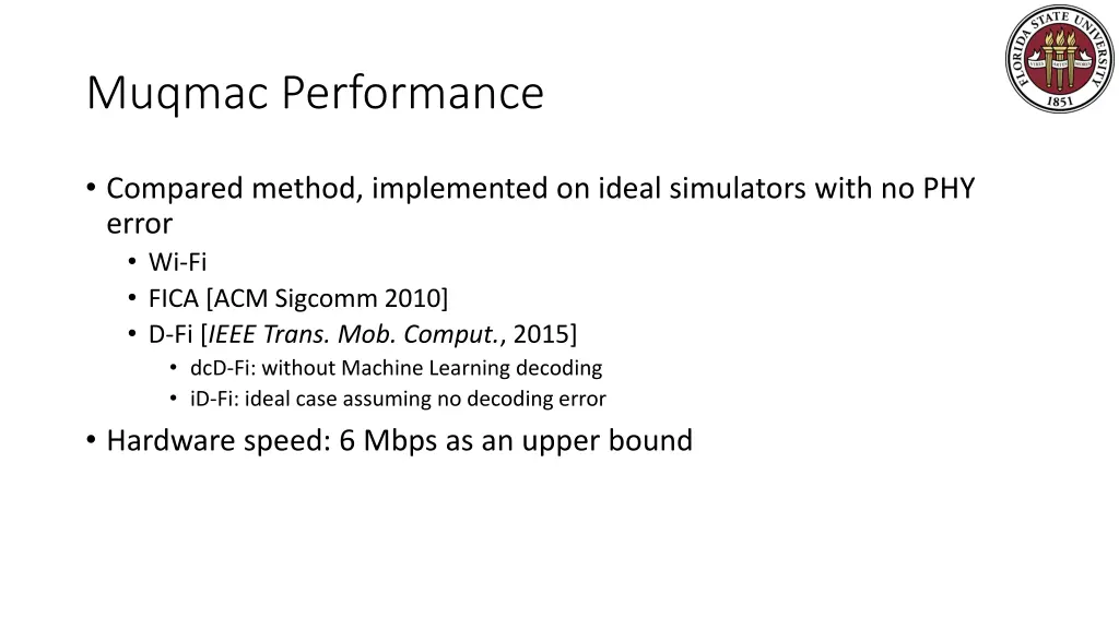 muqmac performance