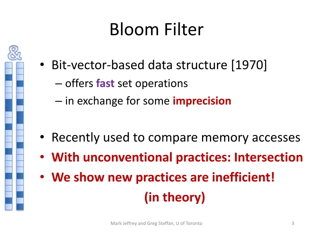 bloom filter