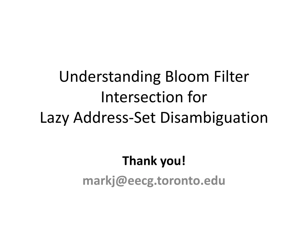 understanding bloom filter intersection for lazy 1