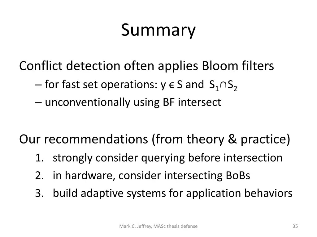 summary