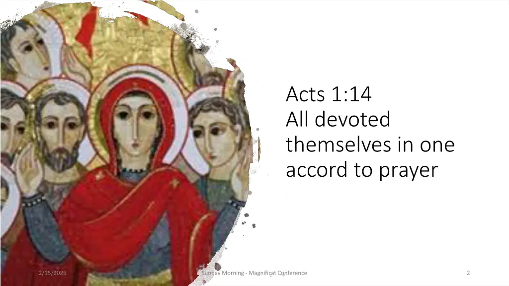acts 1 14 all devoted themselves in one accord