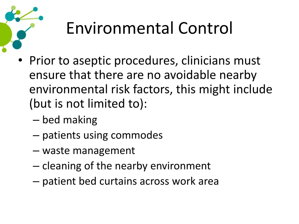 environmental control