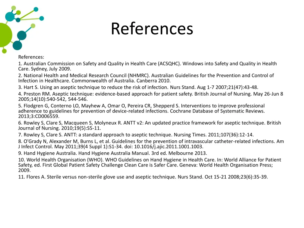 references