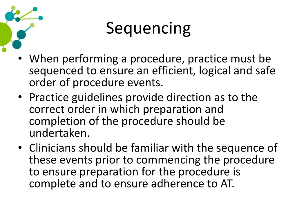 sequencing