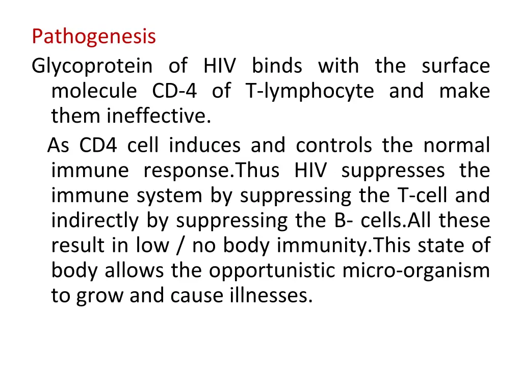 pathogenesis glycoprotein of hiv binds with