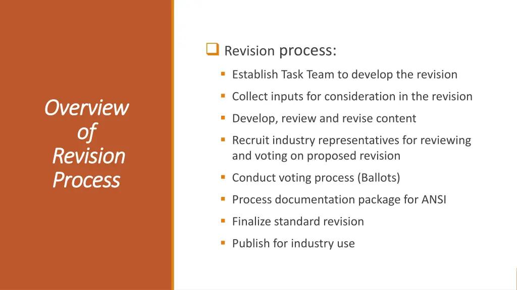 revision process