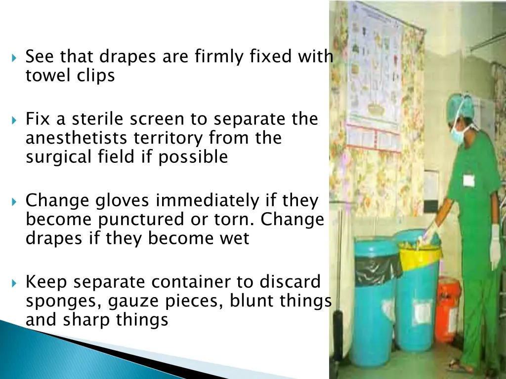 see that drapes are firmly fixed with towel clips