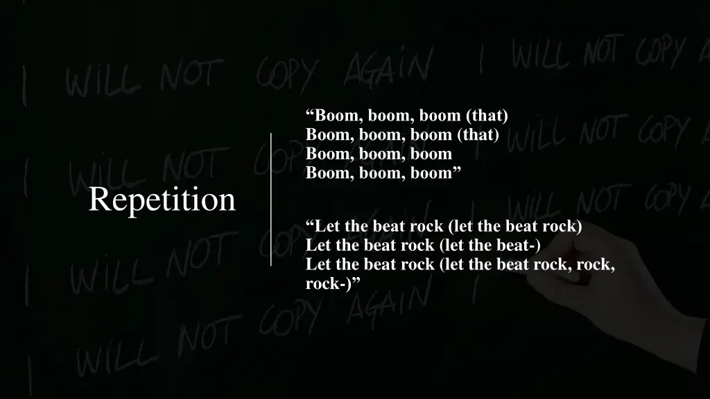 boom boom boom that boom boom boom that boom boom