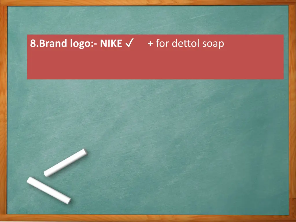 8 brand logo nike for dettol soap