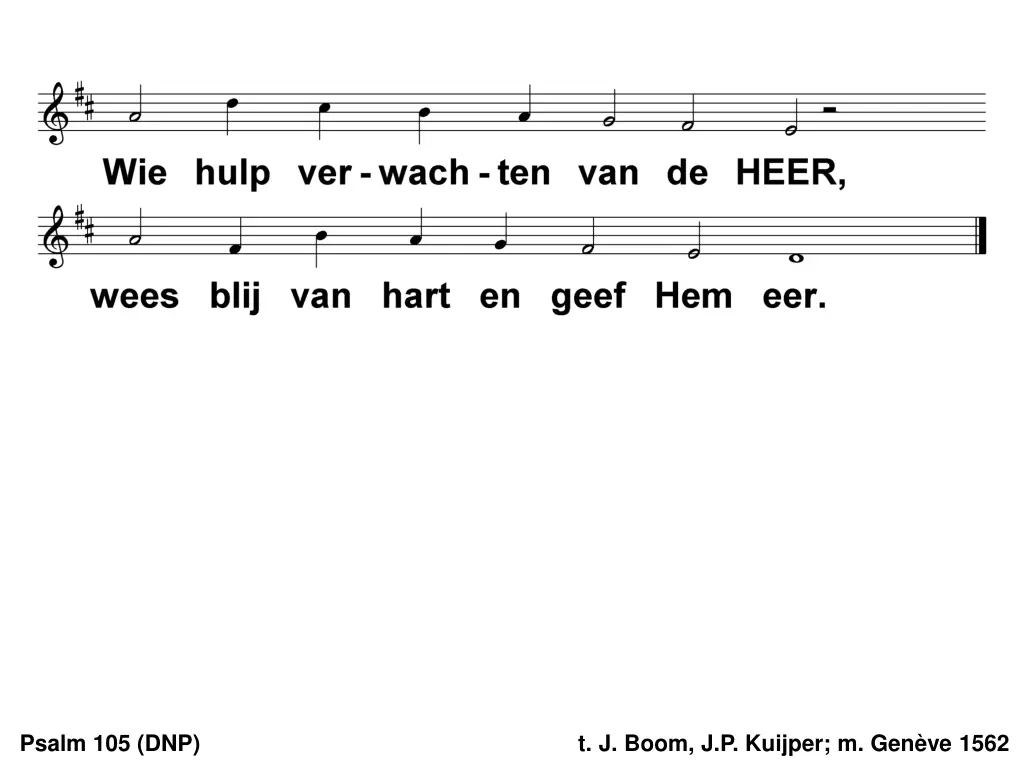 psalm 105 dnp 1