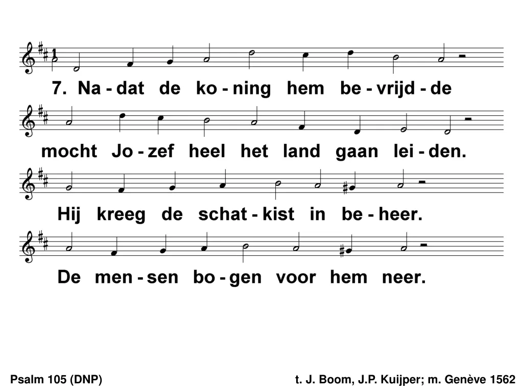psalm 105 dnp 12