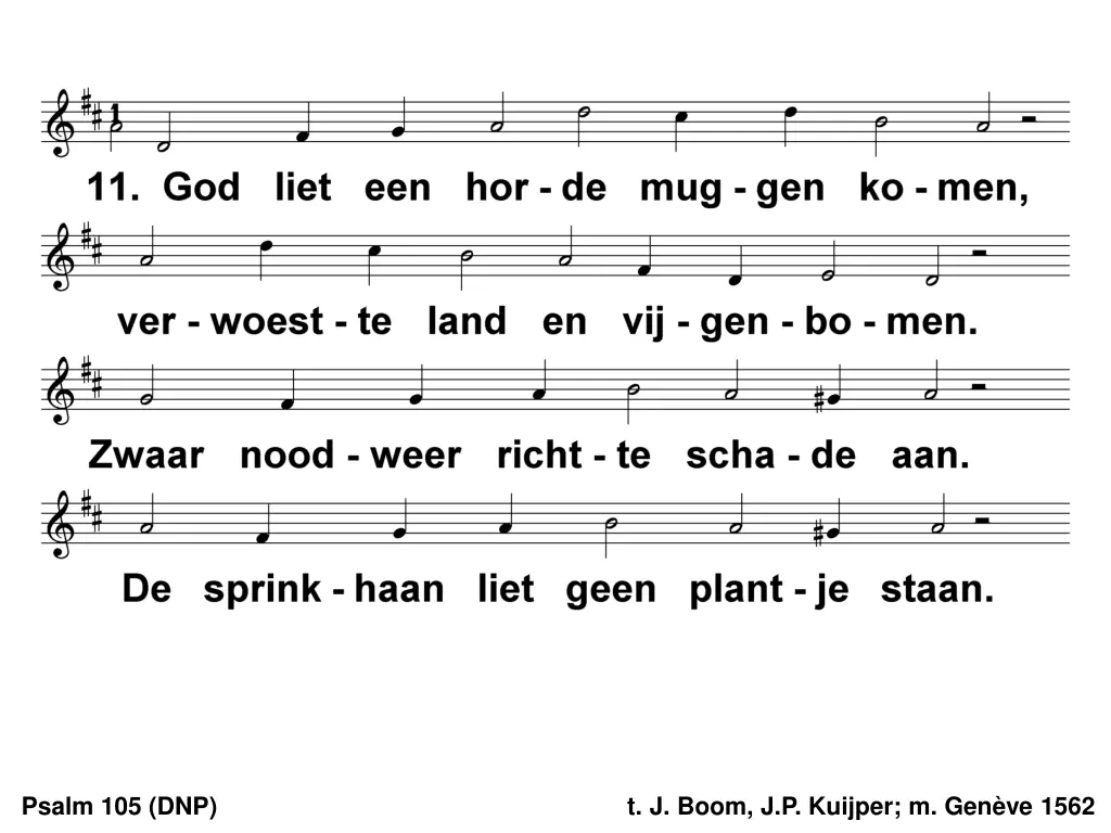 psalm 105 dnp 20