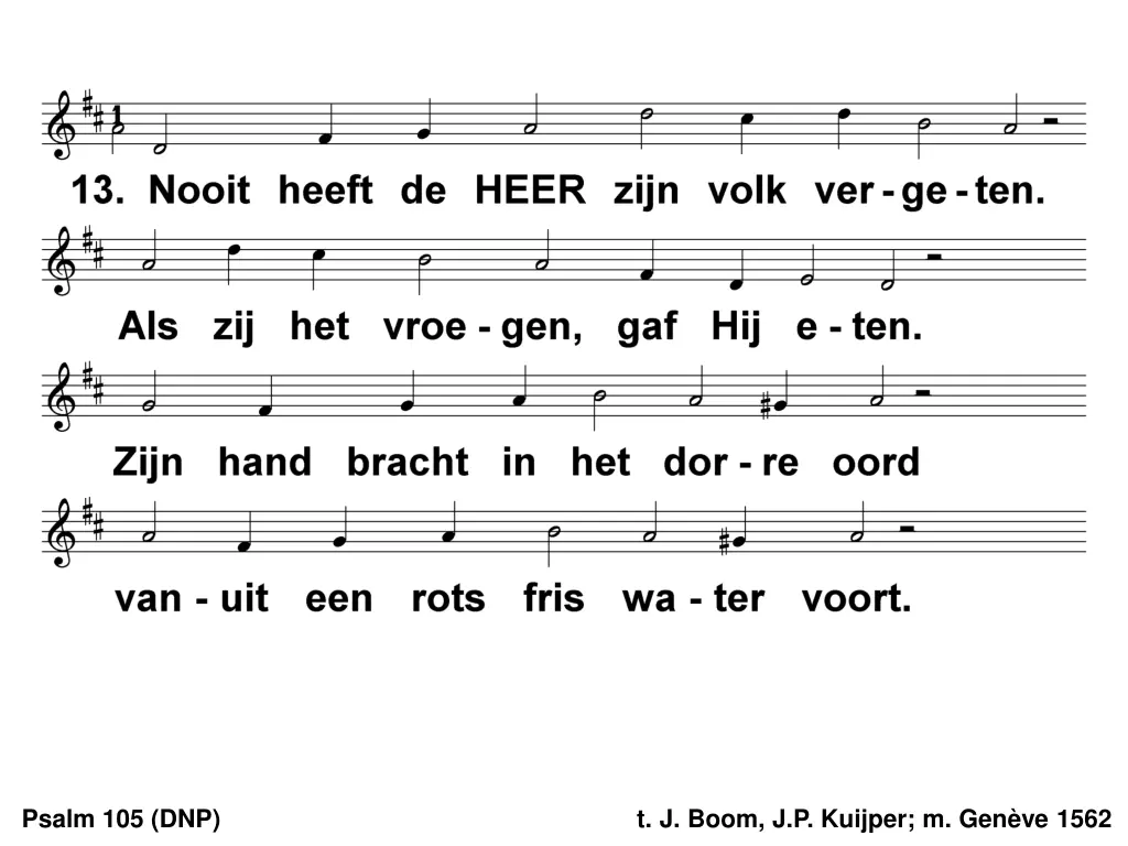 psalm 105 dnp 24