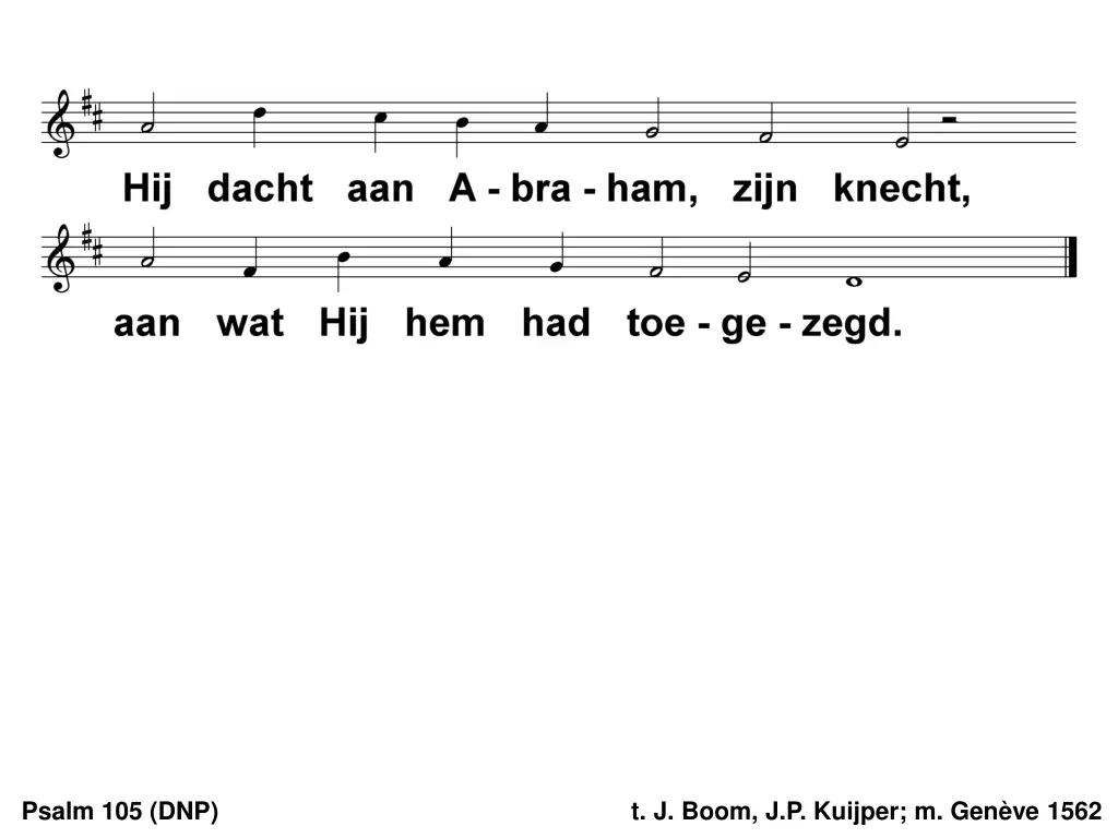 psalm 105 dnp 25
