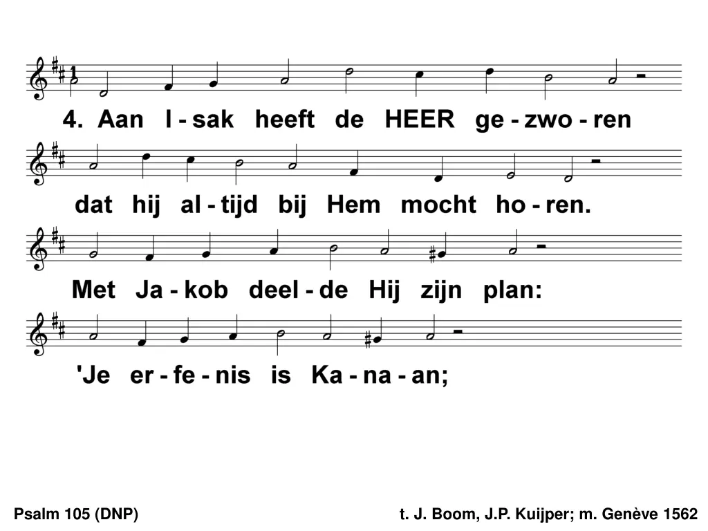 psalm 105 dnp 6