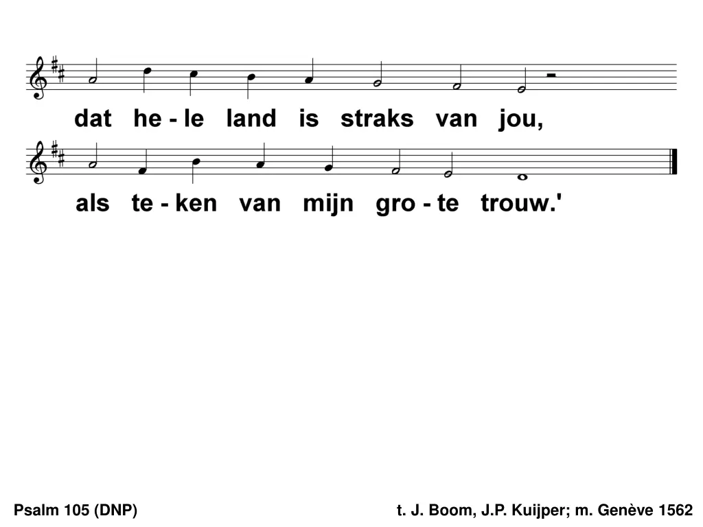 psalm 105 dnp 7