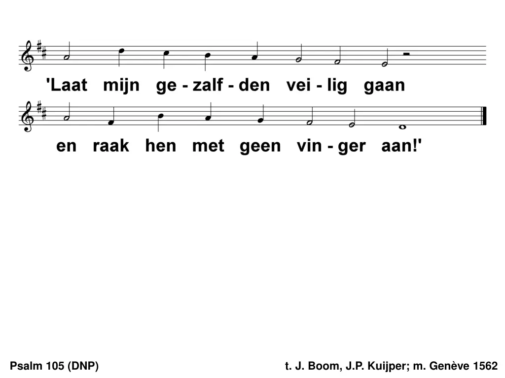 psalm 105 dnp 9
