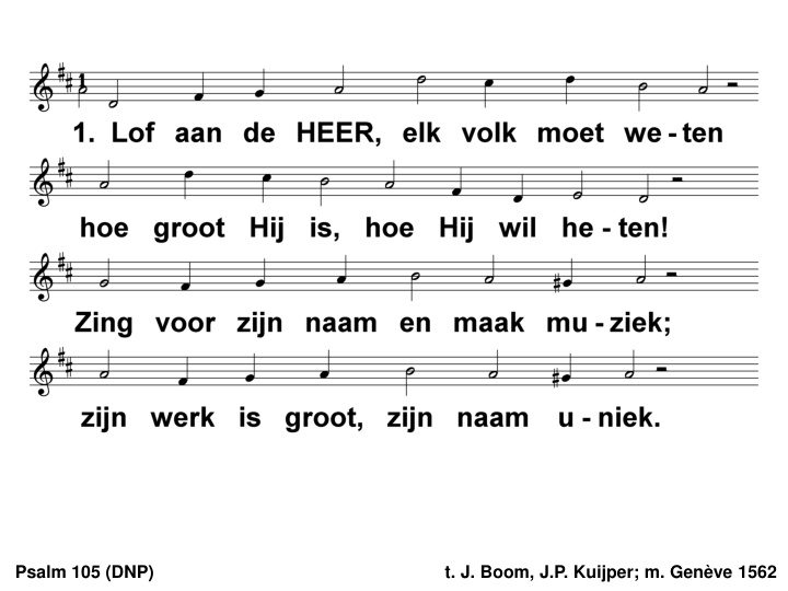 psalm 105 dnp