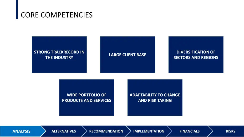 core competencies