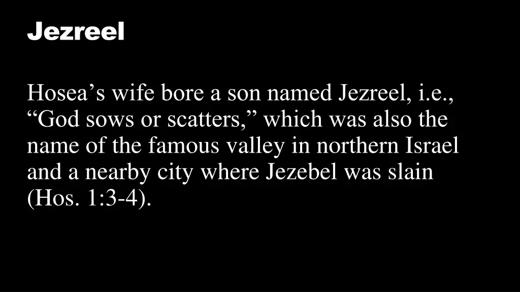 jezreel