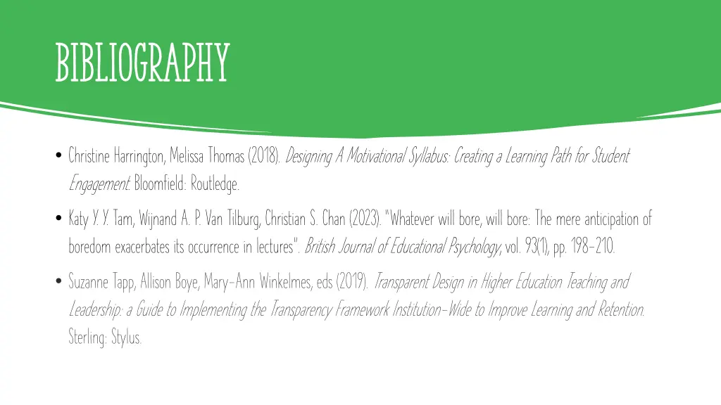 bibliography